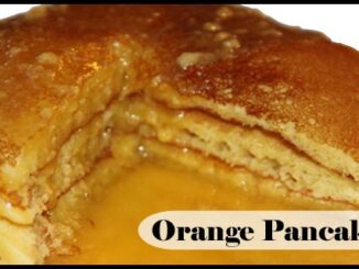 orange pancakes