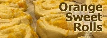 orange sweet rolls