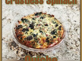 Fast and Easy Crustless Quiche