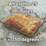 after the 20 minutes at 350 degrees