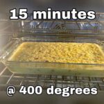 15 minutes @ 400 degrees